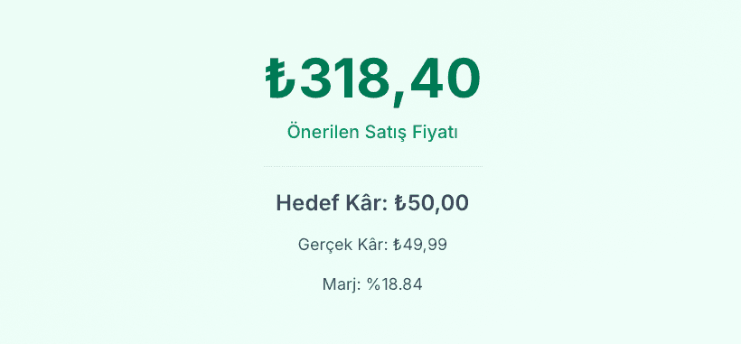 Fiyat Önerileri